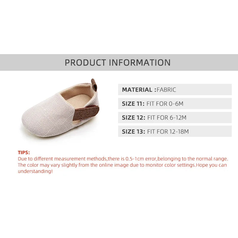 New Cotton Baby Shoes Soft Non-slip Rubber Sole